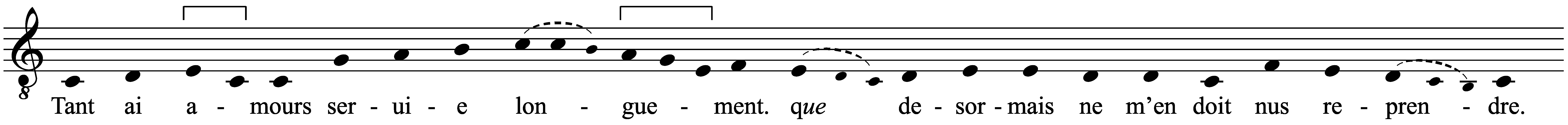 Work musical notation